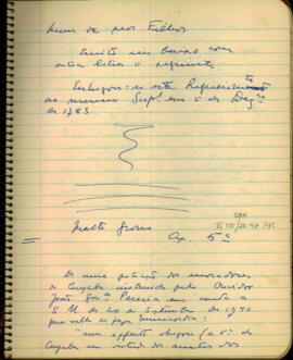 Fragmento de uma petição dos moradores da Vila de Cuiabá