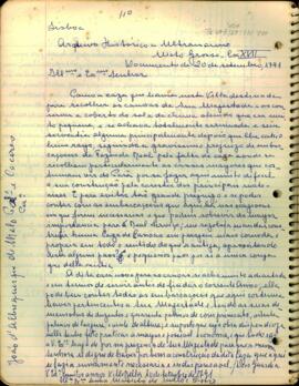 Carta de D. João de Albuquerque de Melo Pereira e Caceres a Martinho de Melo e Castro