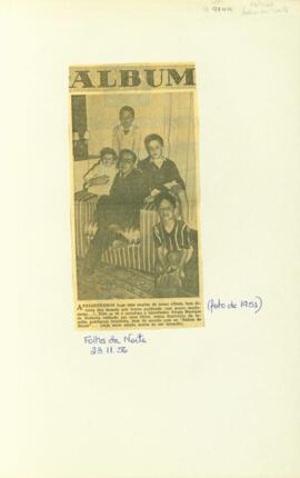 Fotografia de SBH com seus filhos