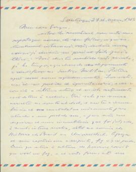 Carta de Caio Prado Júnior a Sérgio Buarque de Holanda
