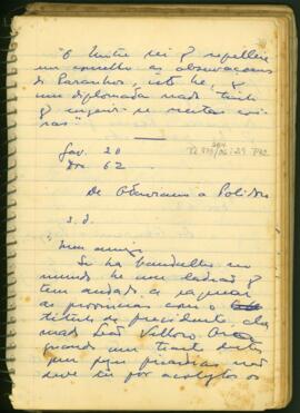 Fragmento de carta do Conselheiro Francisco Octaviano de Almeida Rosa ao General Polydoro