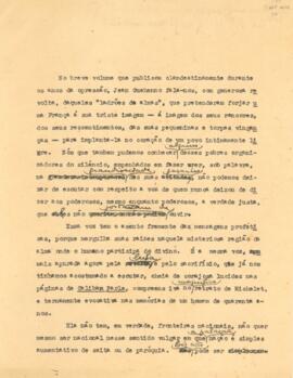 Discurso em nome da Associação Brasileira de Escritores