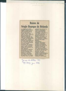 "Raízes de Sérgio Buarque de Holanda"