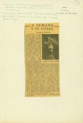 "A semana e os livros: Caminhos e Fronteiras”