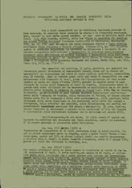 Carta, em italiano, Tulio Tentori a Sérgio Buarque de Holanda
