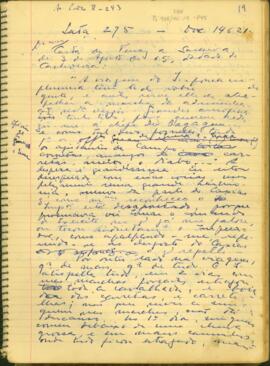 Carta de Ferraz ao Conselheiro José Antônio Saraiva
