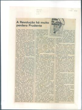 “A Revolução há muito perdera Prudente”