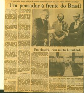 "Um pensador a frente do Brasil"