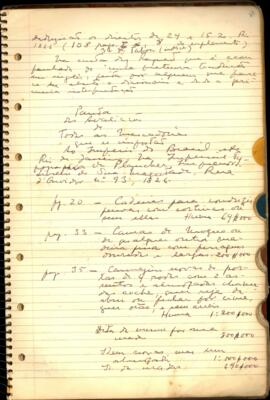 Fragmentos de correspondências do Conde [Ragnet] a Henry Clay