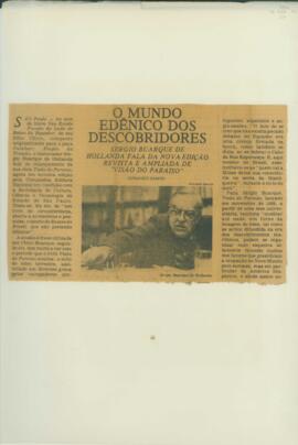 "O mundo edênico dos descobridores"