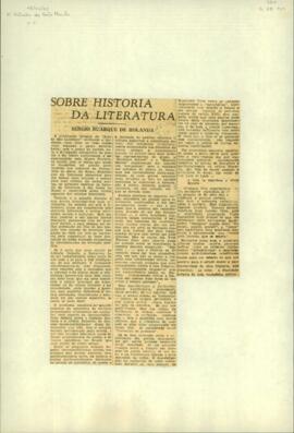 "Sobre história da literatura"