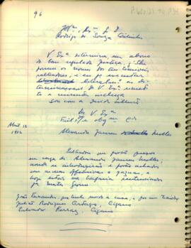 Carta de Alexandre Jansen Moller a D. Rodrigo de Sousa Coutinho