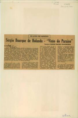 "Sérgio Buarque de Holanda: Visão do Paraíso"