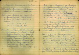 Catálogo de documentos sobre assuntos diversos