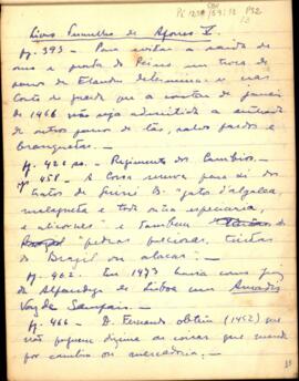 Fragmentos do "Livro vermelho de D. Affonso V"