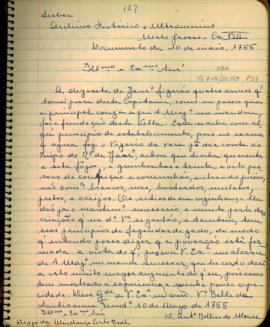Carta de D. Antônio Rolim de Moura a Diogo de Mendonça Corte Real