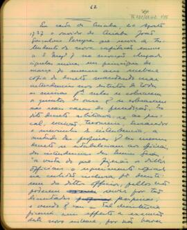 Fragmento de carta de João Gonçalves Pereira a S. Majestade