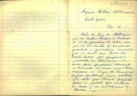 Resumo de carta de D. Luís de Albuquerque de Melo Pereira e Caceres