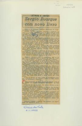 "Sérgio Buarque com novo livro"