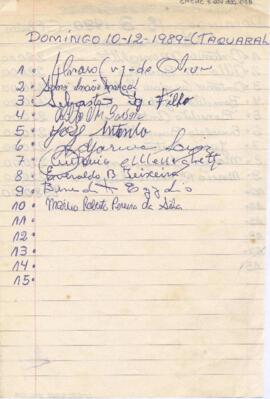 [Lista de controle de pagamento]