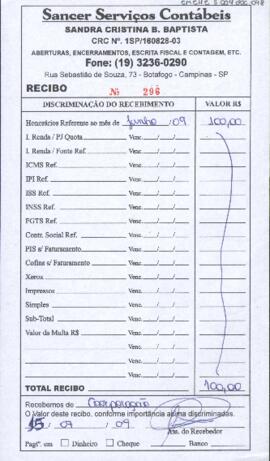 [Recibo de pagamento]